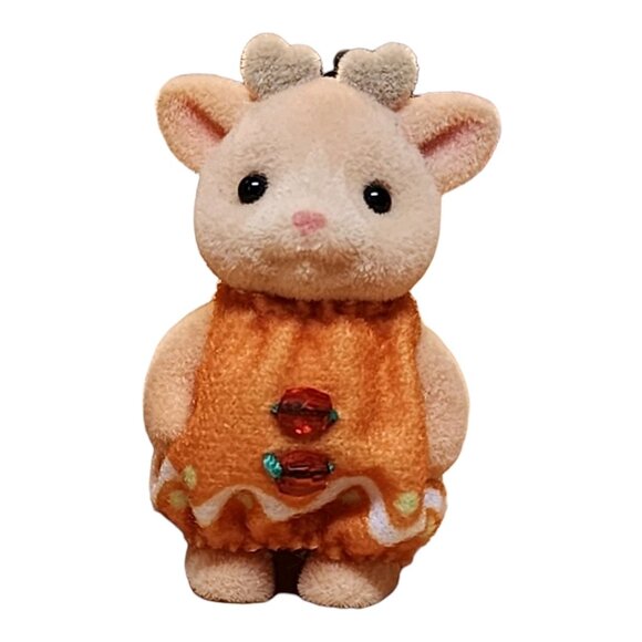 Calico Critters Baby Reindeer Baker Figure MISSING HAT EXCELLENT CONDITION - Picture 7 of 8